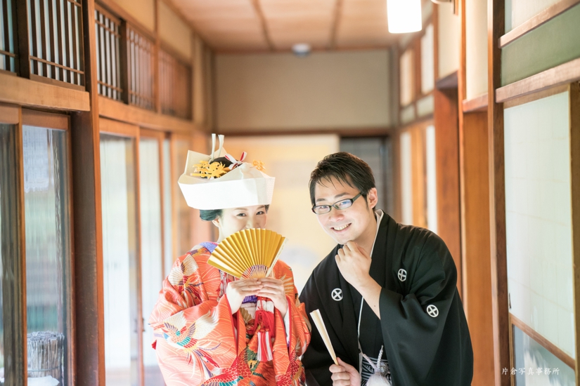日本邸宅・色打掛 前撮り