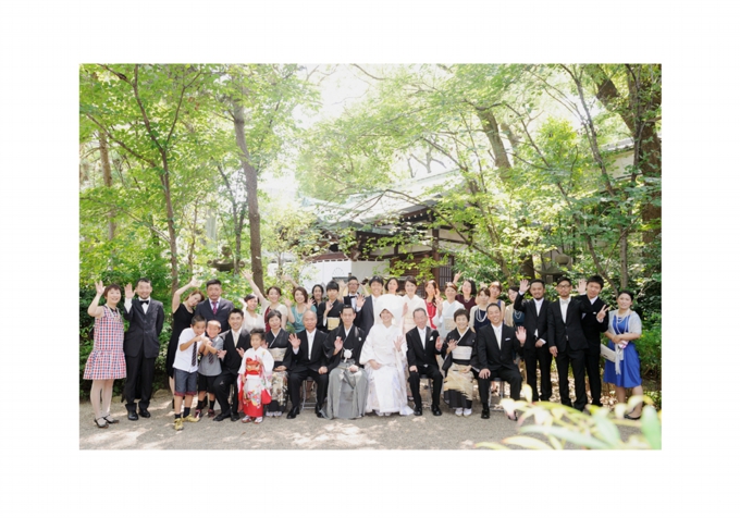 堀越神社の結婚式写真 片倉写真事務所