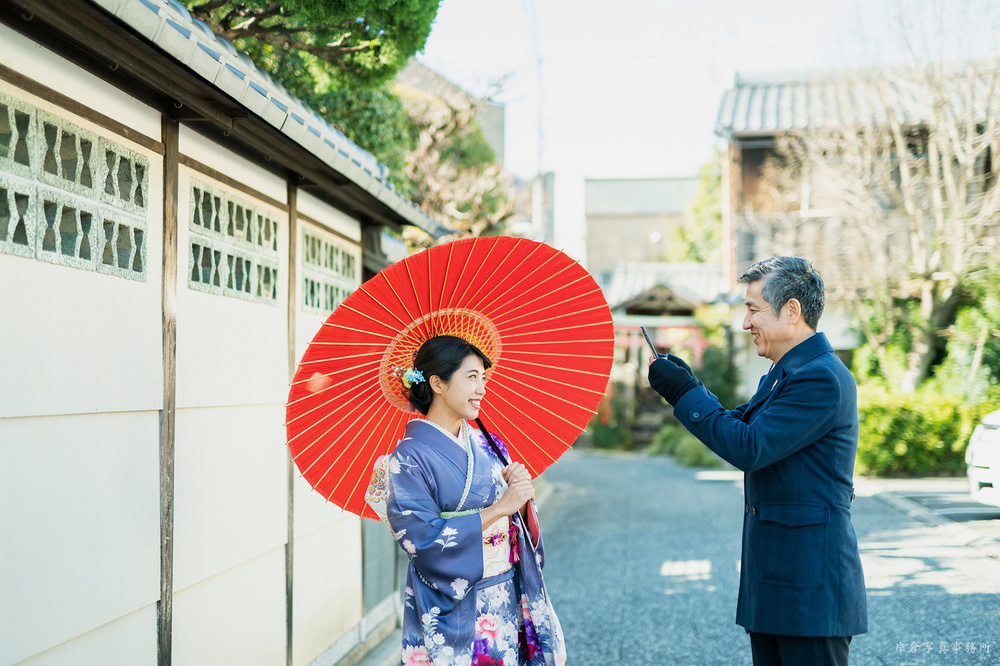 成人式前撮り・京都・片倉写真事務所
