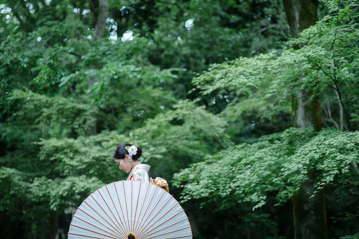 成人式前撮り　下鴨神社