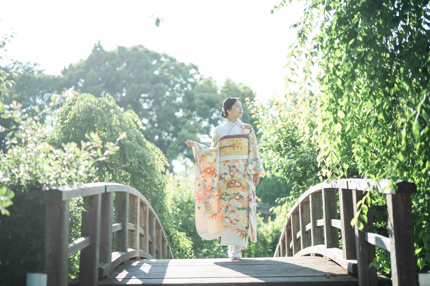 夏の京都で成人式前撮り