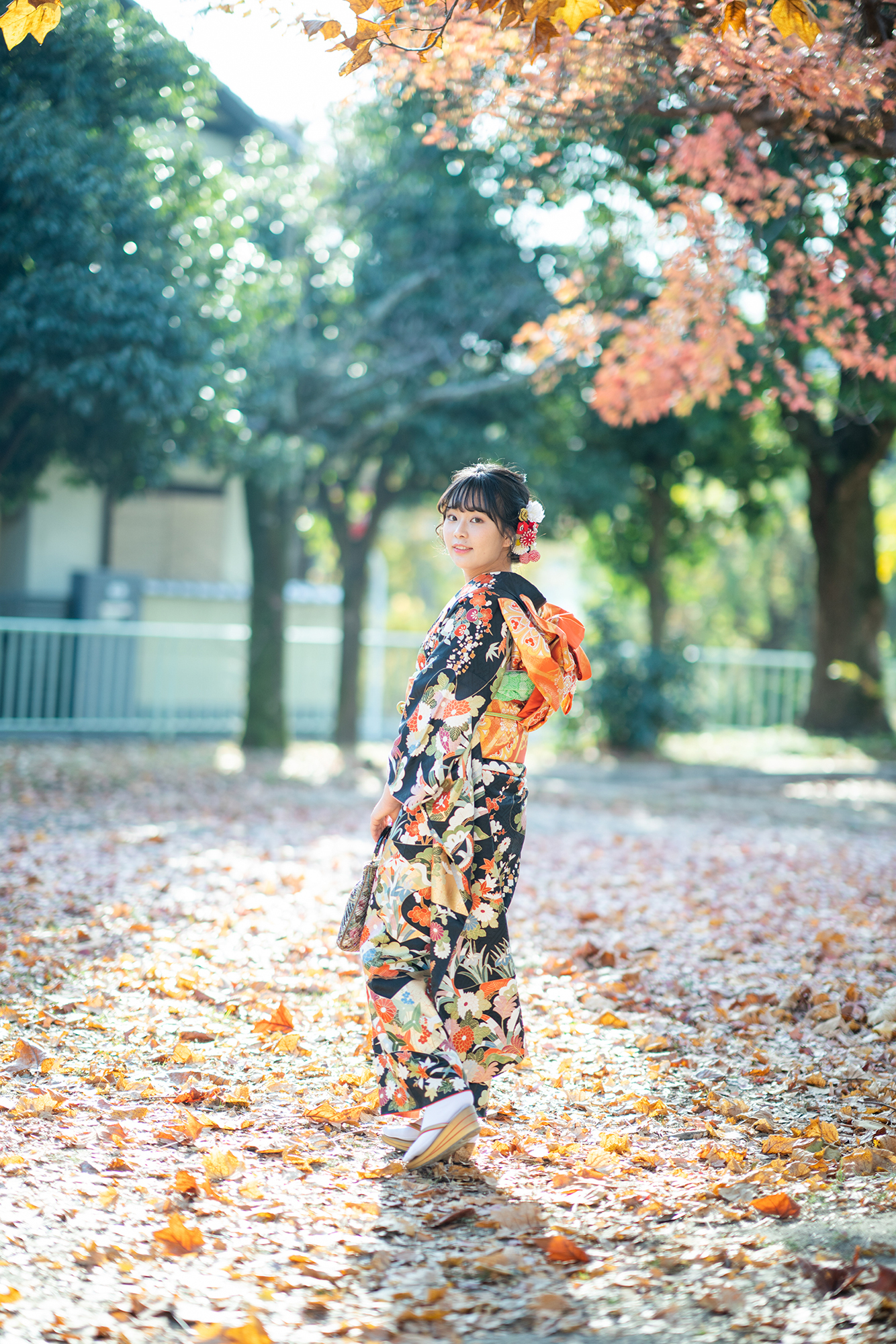 ママフリで成人式前撮り 京都 片倉写真事務所