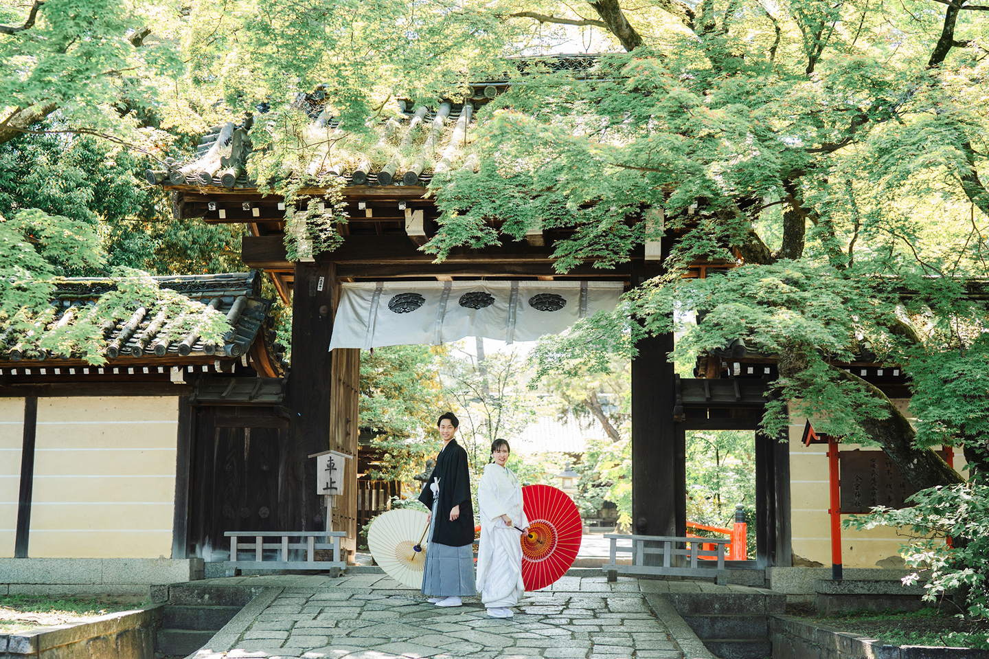 今宮神社　婚礼　ロケーションフォト　片倉写真事務所