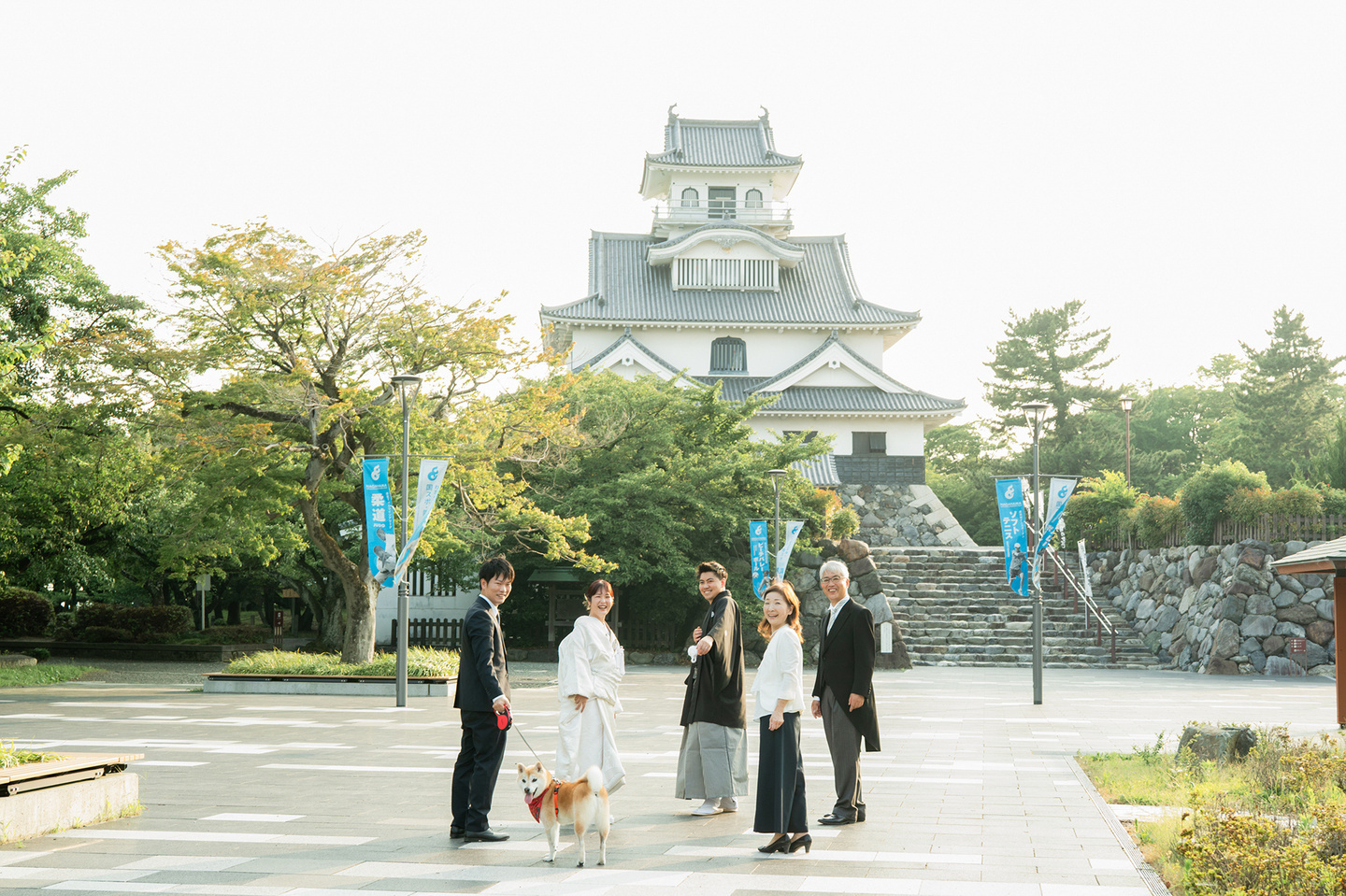 滋賀和装前撮り｜琵琶湖｜白無垢｜フォトウエディング