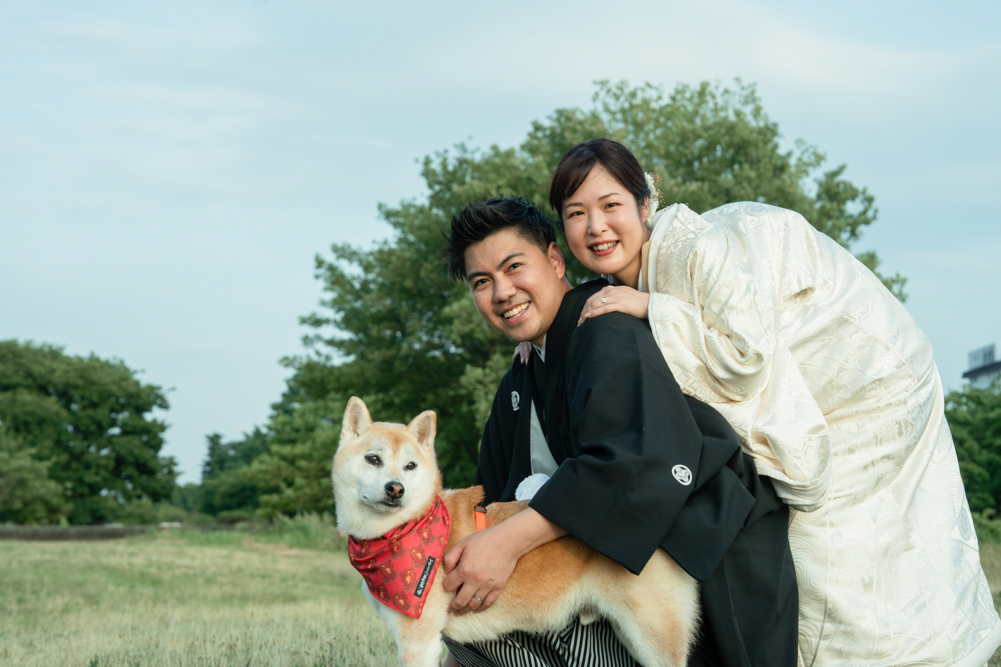 犬と白無垢　和装前撮り　滋賀　長浜市